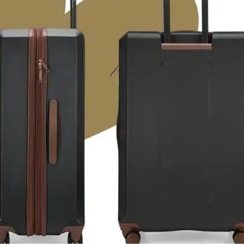 Elle Luxe Journey 1 Piece Expandable Retro Spinner Rolling carry on Luggage